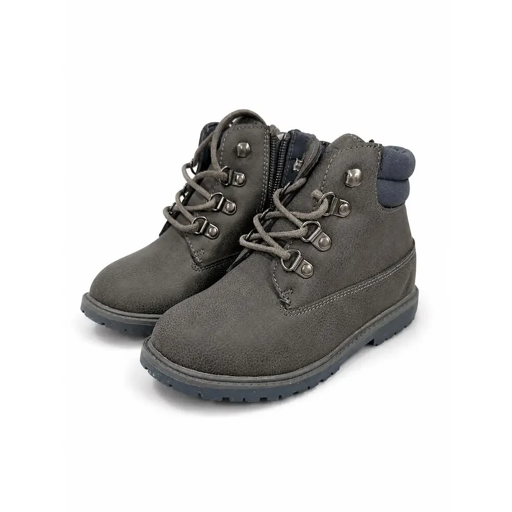 Nautica kids lace-up ankle boots Size 10 ( Display item ) # Box 834